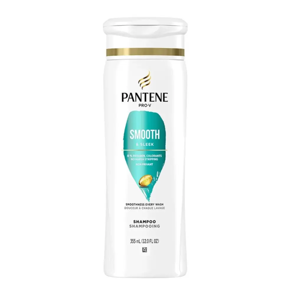 Dầu Gội Bóng Mượt Tóc, Pro-V Shampoo, Smooth & Sleek, 12 fl oz (355ml) - PANTENE