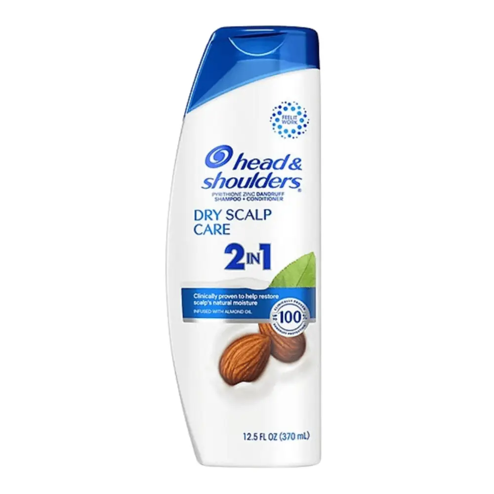 Dầu Gội & Xả Cho Da Đầu Khô, 2 in 1 Shampoo + Conditioner, Dry Scalp Care, 12.5 fl oz (370ml) - HEAD & SHOULDERS