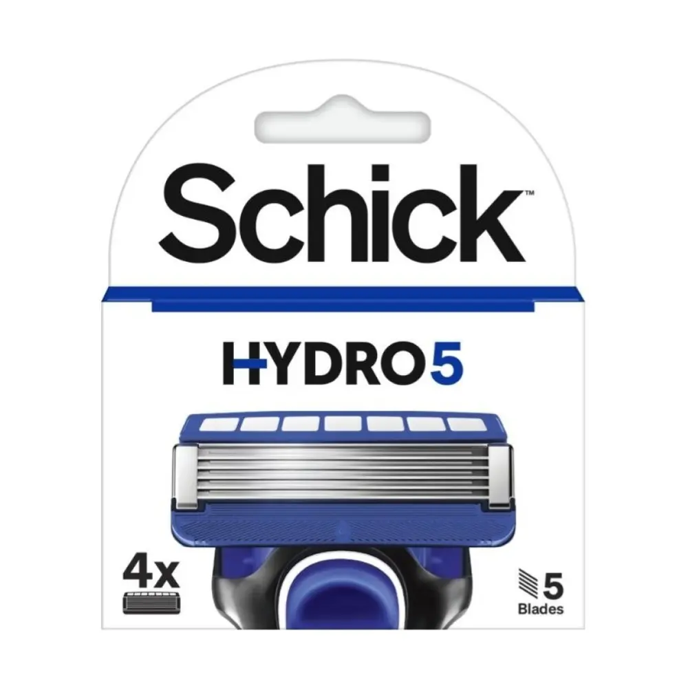 Lưỡi Dao Cạo Dành Cho Nam, Hydro 5, Blade Cartridge Refills, 5 Blades, 4 Cái - SCHICK