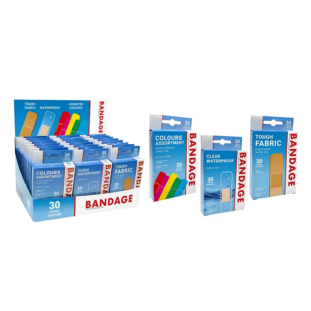 Băng Cá Nhân (Nhiều Mẫu), Bandage with Non-Adherent Pad, 30 Miếng (30 x 75 x 25mm) - UNCLE BILLS