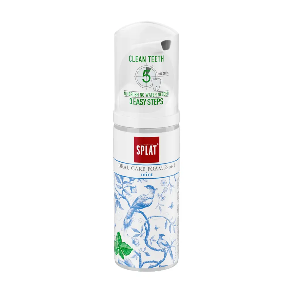 Bọt Súc Miệng Chăm Sóc Toàn Diện Hương Bạc Hà, Express Oral Care Foam, Mint (50ml) - SPLAT