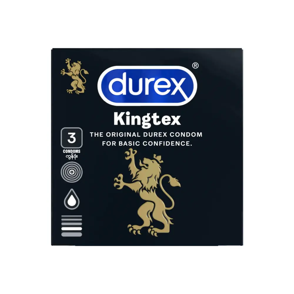 Bao Cao Su, Kingtex Condoms, 3 Cái - DUREX