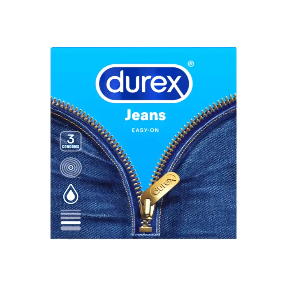 Bao Cao Su, Jeans Condoms, 3 Cái - DUREX