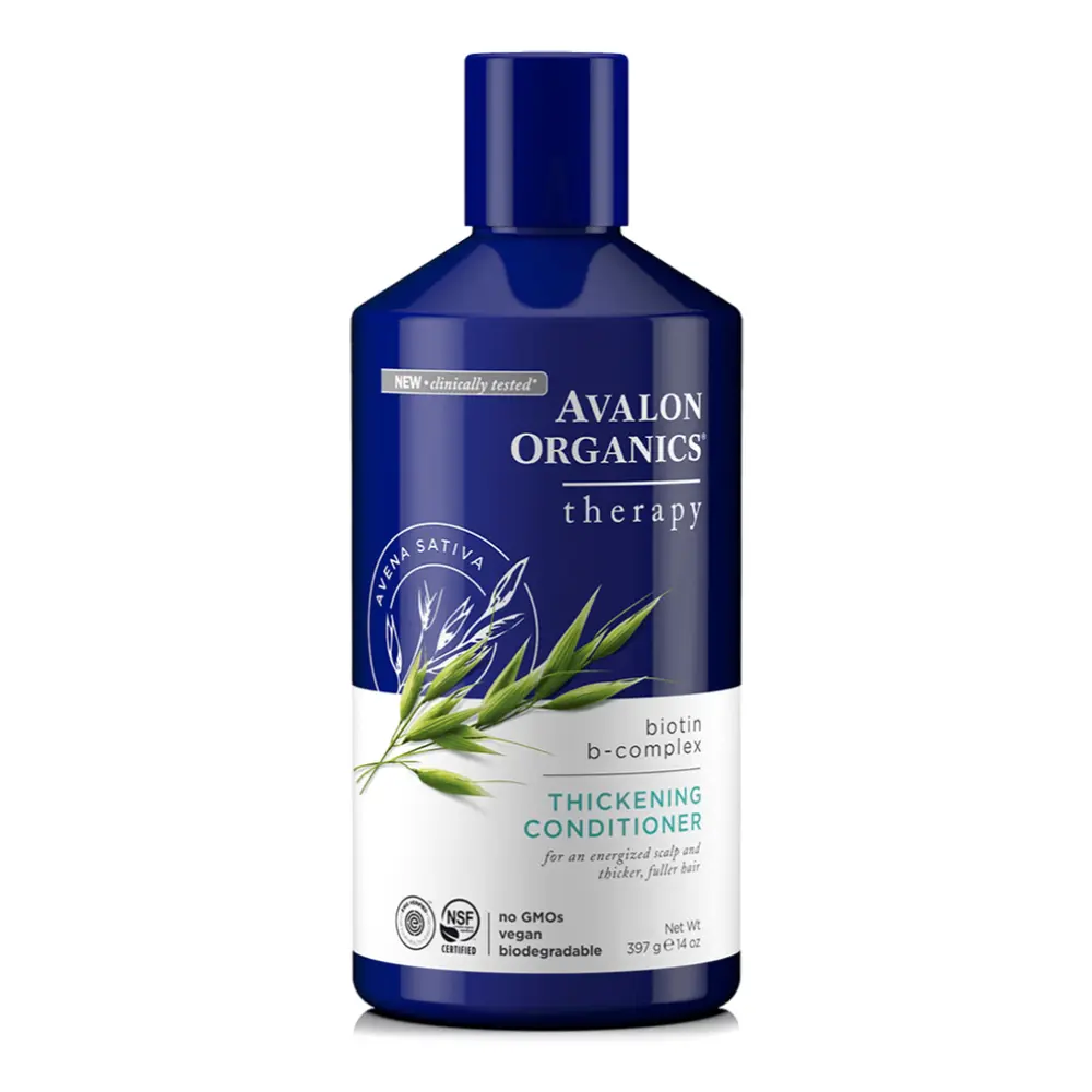 Dầu Xả Hữu Cơ Làm Dày Tóc, Thickening Conditioner, Biotin B-Complex, 14 oz (397g) - AVALON ORGANICS
