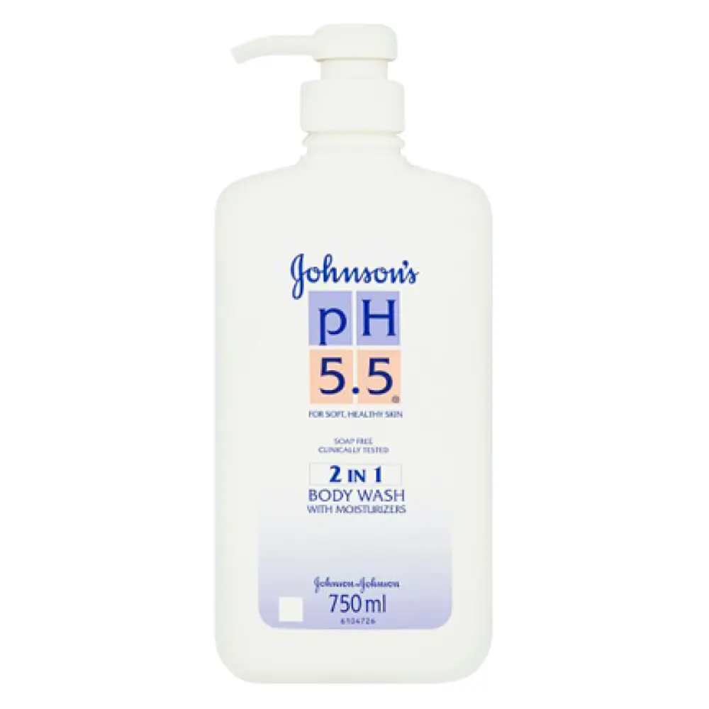 Sữa Tắm Cân Bằng & Dưỡng Ẩm, pH 5.5, 2 in 1 Body Wash with Moisturizers (750ml) - JOHNSON'S