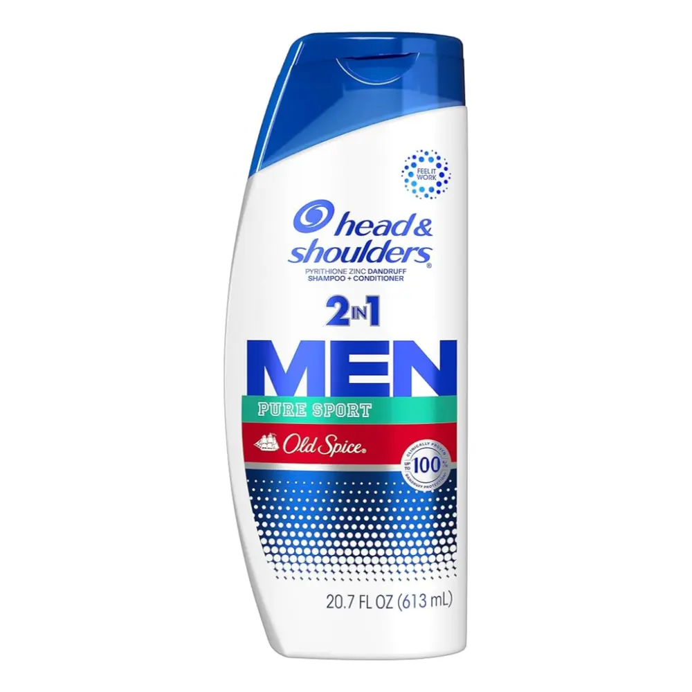 Dầu Gội & Xả Cho Nam, 2 in 1 Shampoo + Conditioner, Men, Pure Sport Old Spice, 20.7 fl oz (613ml) - HEAD & SHOULDERS