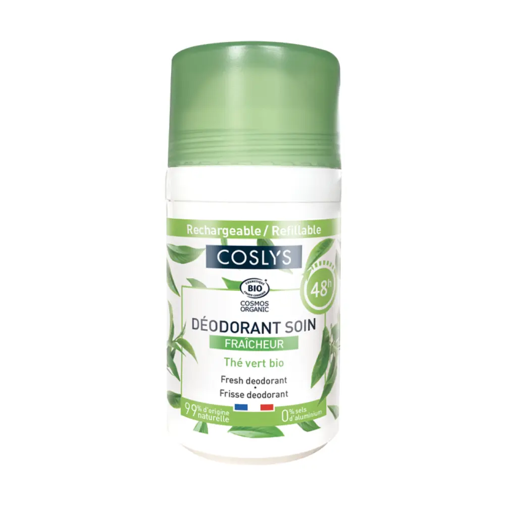 Lăn Khử Mùi Trà Xanh Hữu Cơ, Bio Fresh Deodorant, Green Tea (50ml) - COSLYS