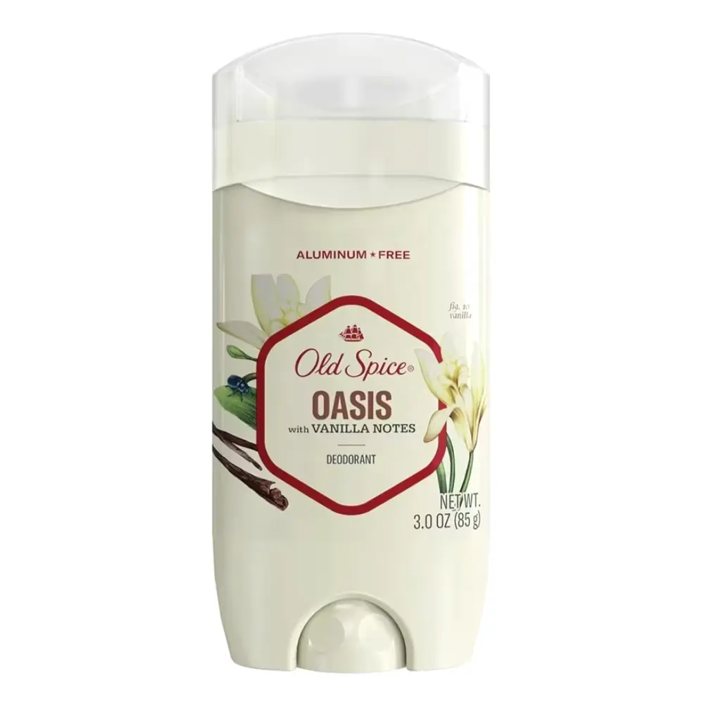 Sáp Khử Mùi Cơ Thể, Aluminium Free Deodorant, Oasis with Vanilla Notes, 3 oz (85g) - OLD SPICE