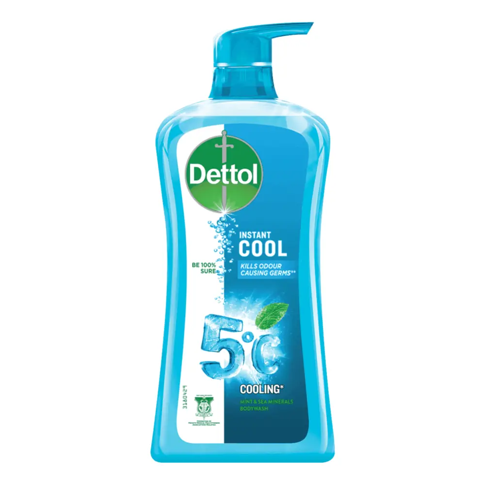 Sữa Tắm Mát Lạnh Tức Thì, Instant Cool Bodywash, Mint & Sea Minerals (950g) - DETTOL