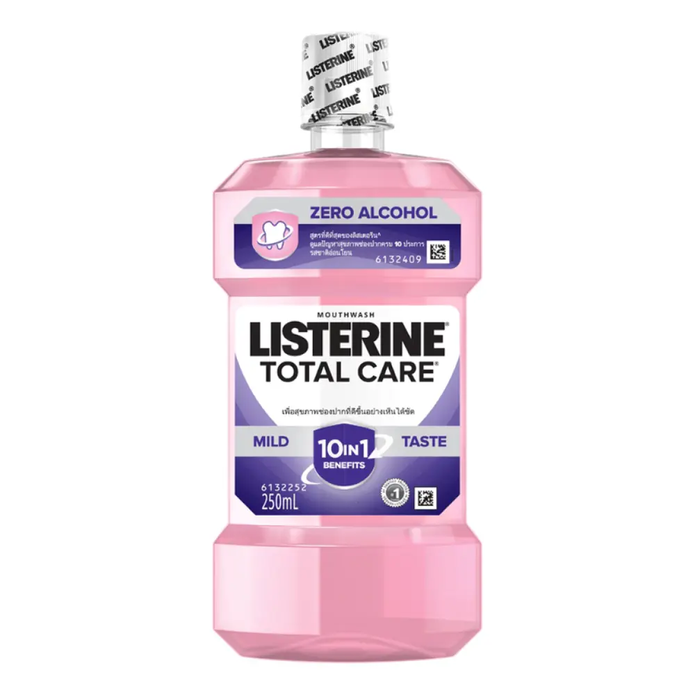 Nước Súc Miệng Chăm Sóc Toàn Diện, 10 in 1 Mouthwash, Total Care, Mild Taste (250ml) - LISTERINE
