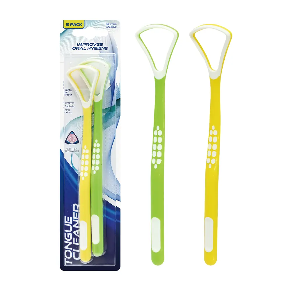 Dụng Cụ Cạo Lưỡi, Tongue Cleaner / Scraper, 2 Cái - UNCLE BILLS
