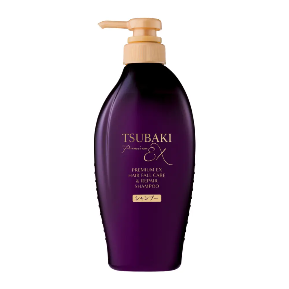 Dầu Gội Phục Hồi Hư Tổn Chuyên Sâu & Ngăn Gãy Rụng, Premium Ex Hair Fall Care & Repair Shampoo (450ml) - TSUBAKI