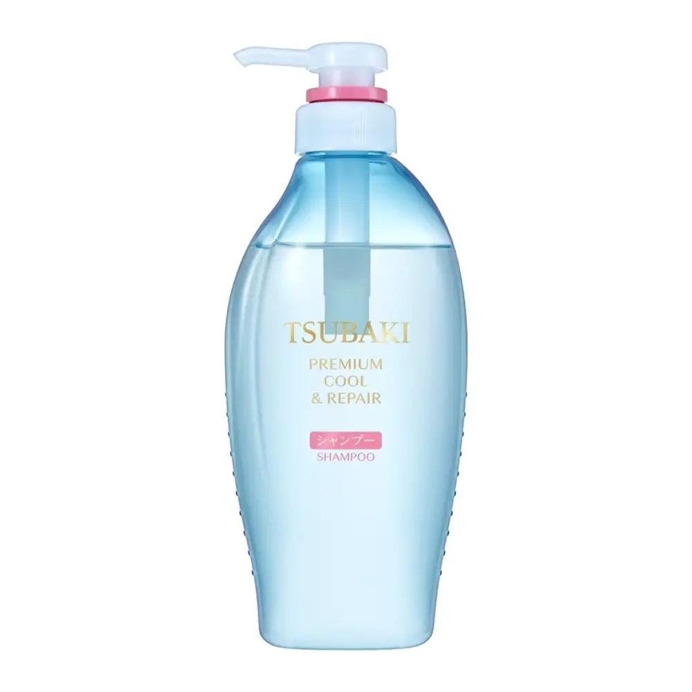 Dầu Gội Phục Hồi Sạch Dầu Mát Lạnh, Premium Cool & Repair Shampoo (450ml) - TSUBAKI