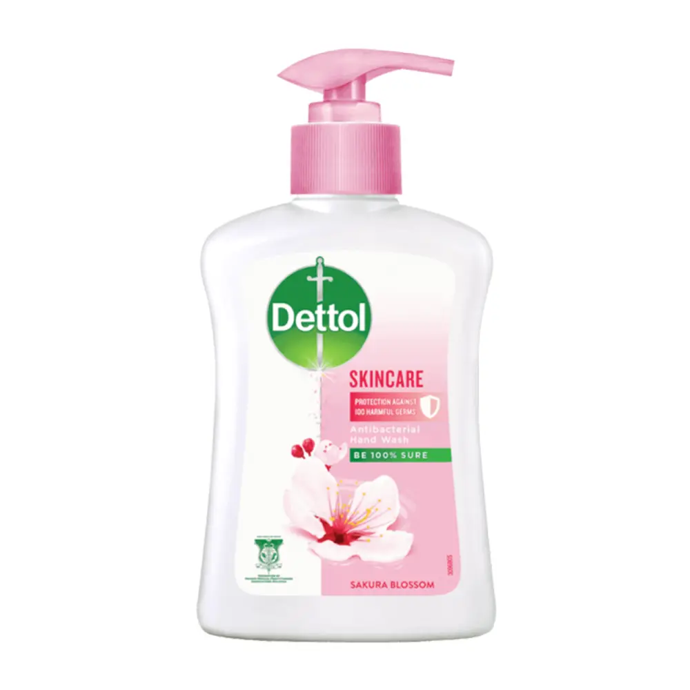 Nước Rửa Tay Dưỡng Da Hoa Anh Đào, Skincare, Antibacterial Hand Wash, Sakura Blossom (250g) - DETTOL