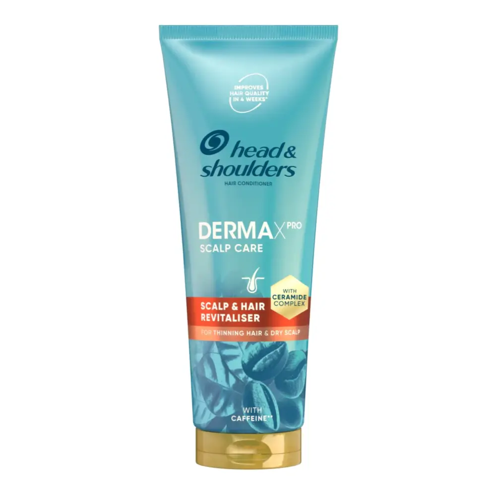Dầu Xả Tái Tạo Tóc Chắc Khỏe Chuyên Sâu, DermaXpro Scalp Care, Hair Conditioner, Scalp & Hair Revitaliser with Caffeine (220ml) - HEAD & SHOULDERS