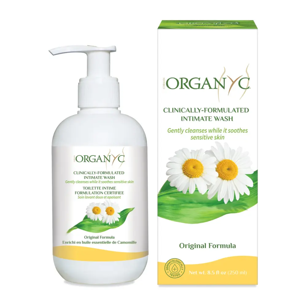 Dung Dịch Vệ Sinh Phụ Nữ Hữu Cơ Hương Hoa Cúc, Clinically-Formulated Intimate Wash, Chamomile Formula, 8.5 fl oz (250ml) - ORGANYC