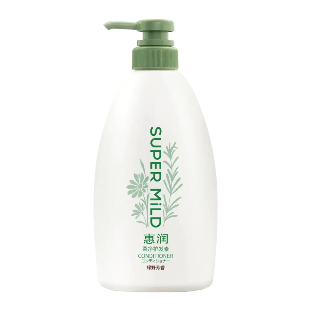 Dầu Xả Dịu Nhẹ Hương Tươi Mát, Huirun Softening Conditioner, Green Fields (600ml) - SUPER MILD