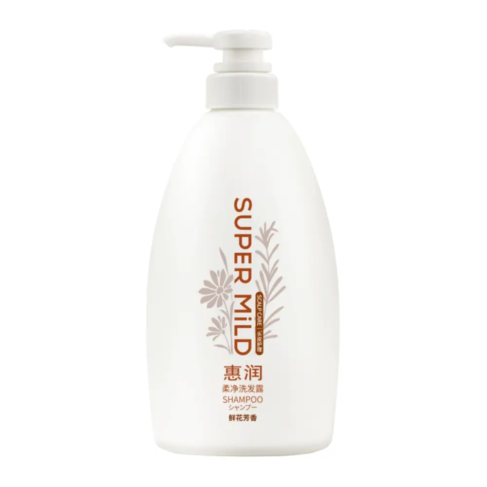 Dầu Gội Dịu Nhẹ Hương Hoa Tinh Tế, Scalp Care, Huirun Softening Shampoo, Flowers (600ml) - SUPER MILD