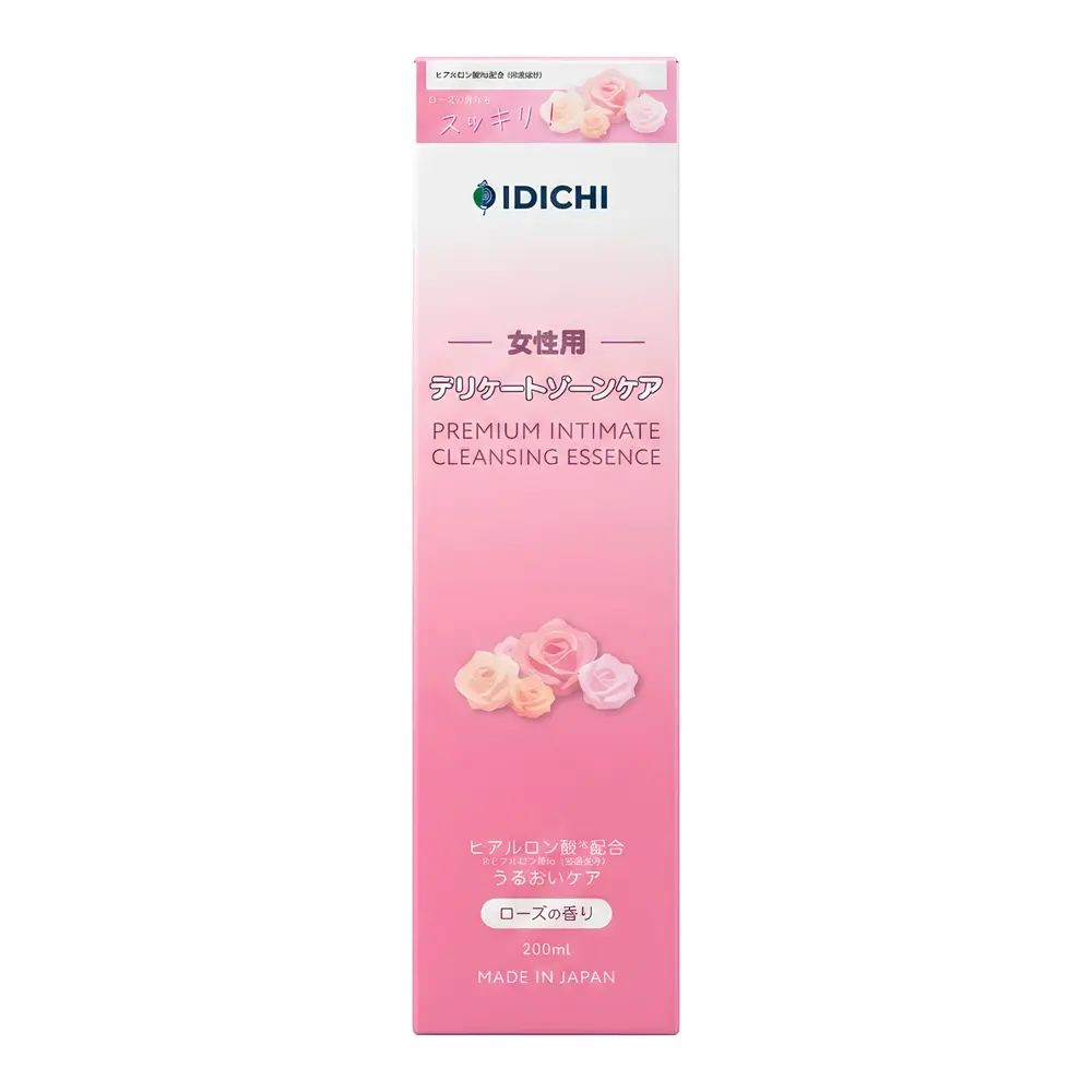 Dung Dịch Vệ Sinh Phụ Nữ Hương Hoa Hồng, Premium Intimate Cleansing Essence, Rose (200ml) - IDICHI