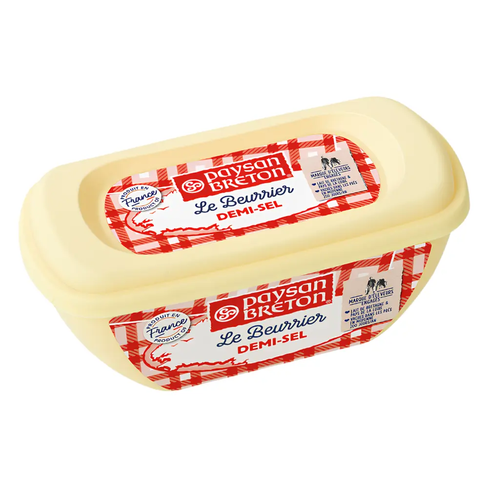 Bơ Mặn, Le Beurrier Demi-Sel, Salted Butter (250g) - PAYSAN BRETON