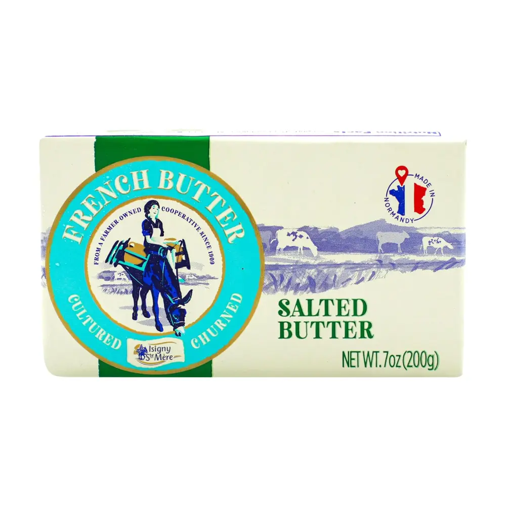 Bơ Mặn, French Butter, Salted Butter, 7 oz (200g) - ISIGNY SAINTE MERE