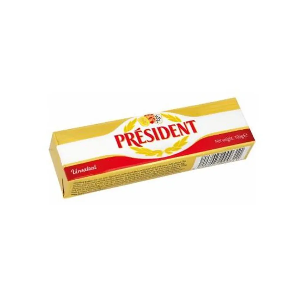 Bơ Nhạt, French Butter, Doux Unsalted (100g) - PRESIDENT