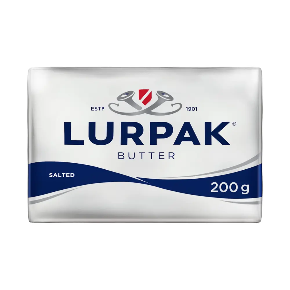 Bơ Mặn, Salted Danish Butter (200g) - LURPAK