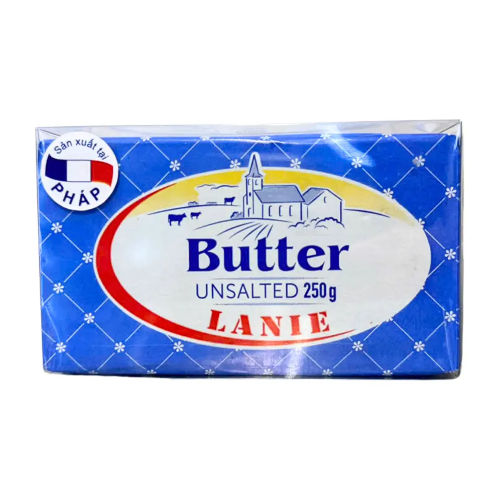 Bơ Lạt, Unsalted Butter (250g) - LANIE