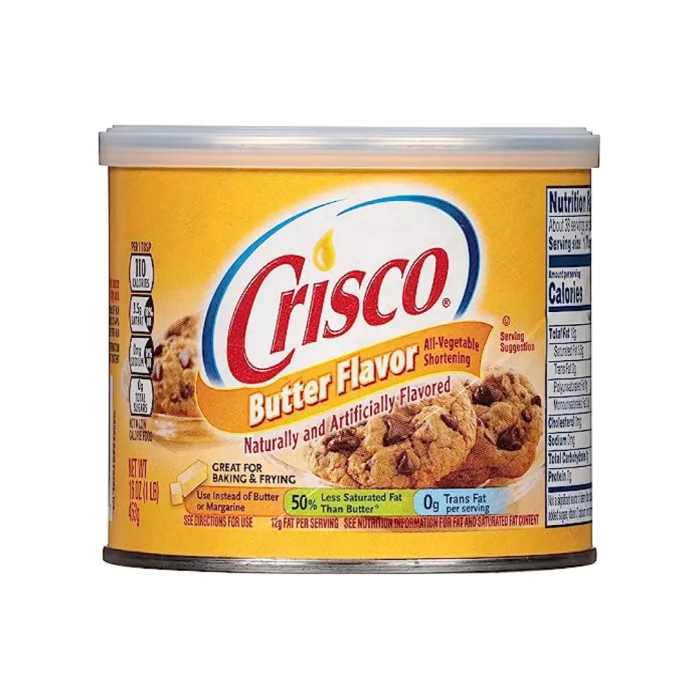 Bơ Thực Vật, All-Vegetable Shortening, Butter Flavor, 16 oz (453g) - CRISCO