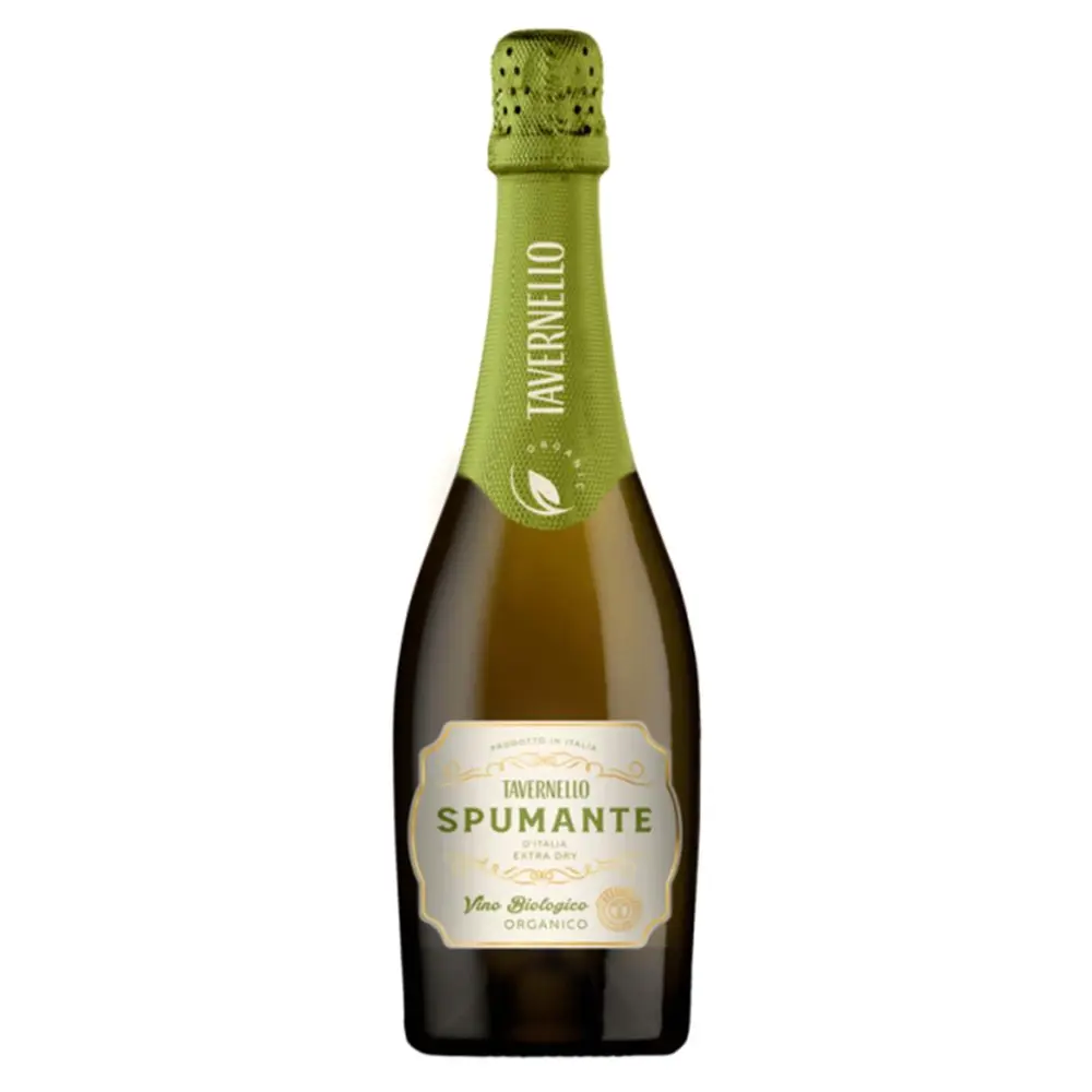 Rượu Vang Nổ Hữu Cơ, Organico Spumante, D`Italia Extra Dry, 11% (75cl) - TAVERNELLO
