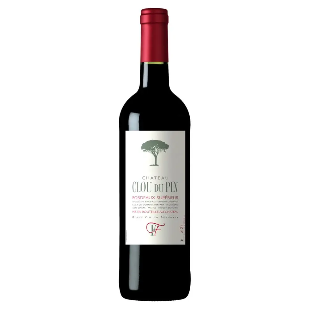 Rượu Vang Đỏ, Chateau Clou Du Pin, Bordeaux Supérieur 2018, 14.5% (75cl) - DOMAINES FONTANA