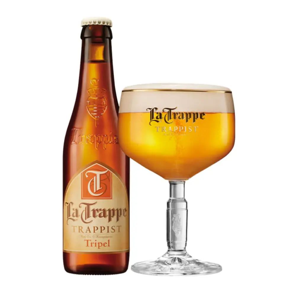 Bia Tripel, Tripel Beer, 8% (330ml) - LA TRAPPE TRAPPIST