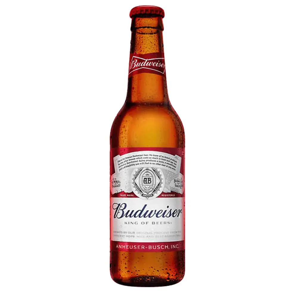 Bia Budweiser Chai Thủy Tinh, Lager Beer, Glass Bottle, 5% (330ml) - BUDWEISER