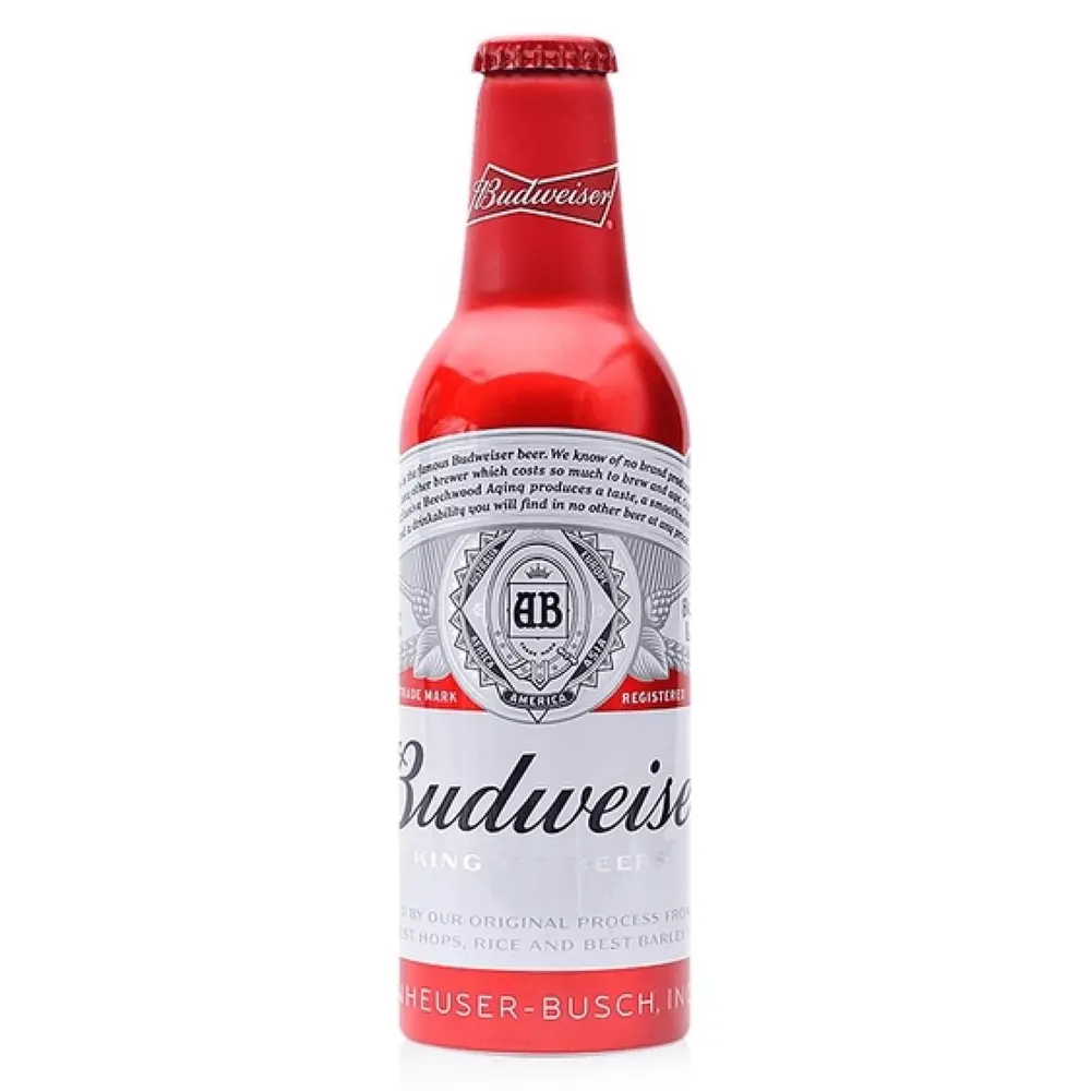 Bia Budweiser Chai Nhôm, Lager Beer, Aluminium Bottle, 5% (355ml) - BUDWEISER