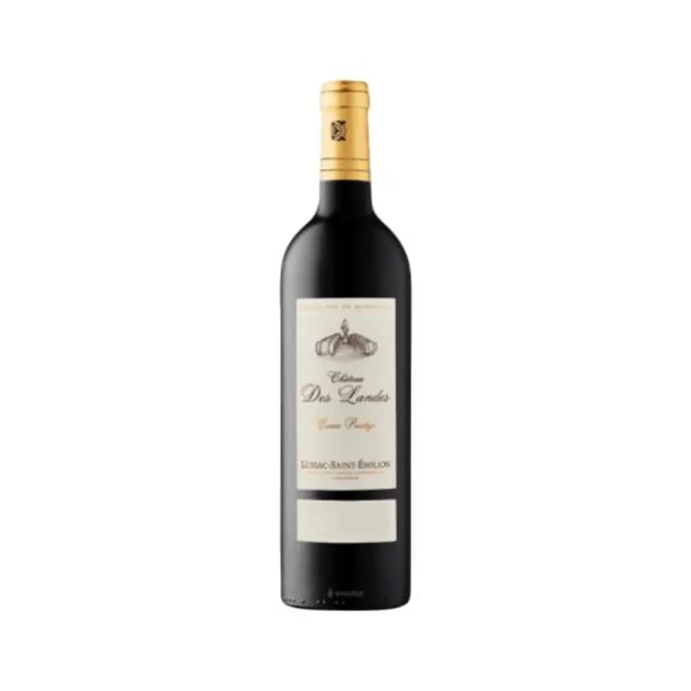 Rượu Vang Đỏ, Chateau Des Landes, Lussac Saint-Émilion, Cuvée Prestige 2016 (75cl) - VIGNOBLES LASSAGNE
