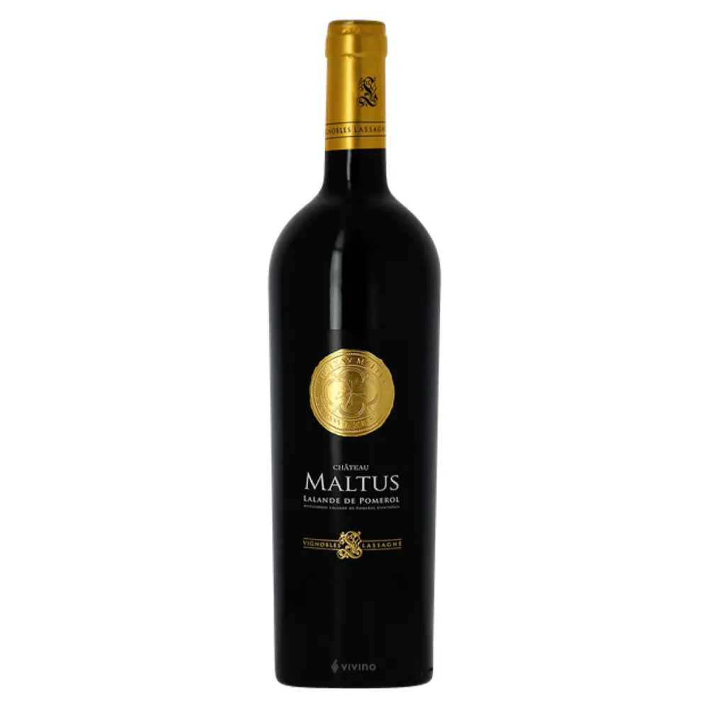 Rượu Vang Đỏ, Château Maltus, Lalande de Pomerol 2018, 14% (75cl) - VIGNOBLES LASSAGNE