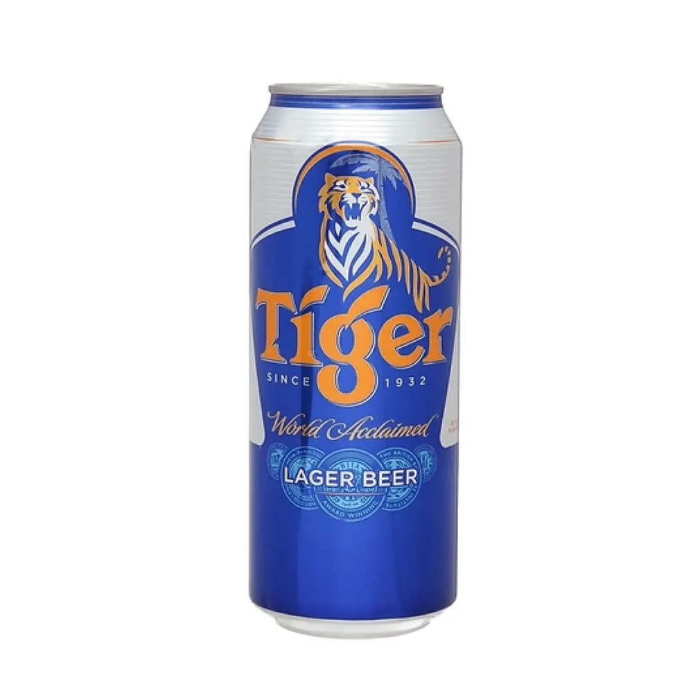 Bia Tiger Nâu, Lager Beer, 5% (330ml) - TIGER