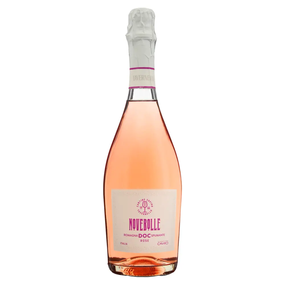 Rượu Vang Hồng, Novebolle, Romagna Spumante, Rosé - Extra Dry, 11.5% (750ml) - TAVERNELLO