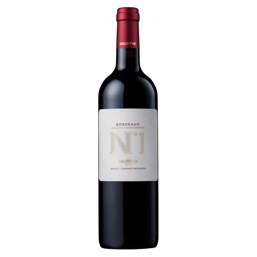Rượu Vang Đỏ, No. 1, Merlot - Cabernet Sauvignon, Bordeaux 2020, 14.5% (750ml) - DOURTHE