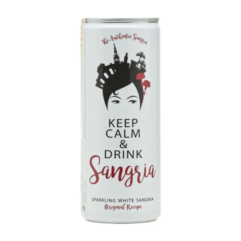 Cocktail Trái Cây Lên Men Trắng, Sparkling White Sangria, Original Recipe, 6.5% (25cl) - BODEGAS VERDUGUEZ