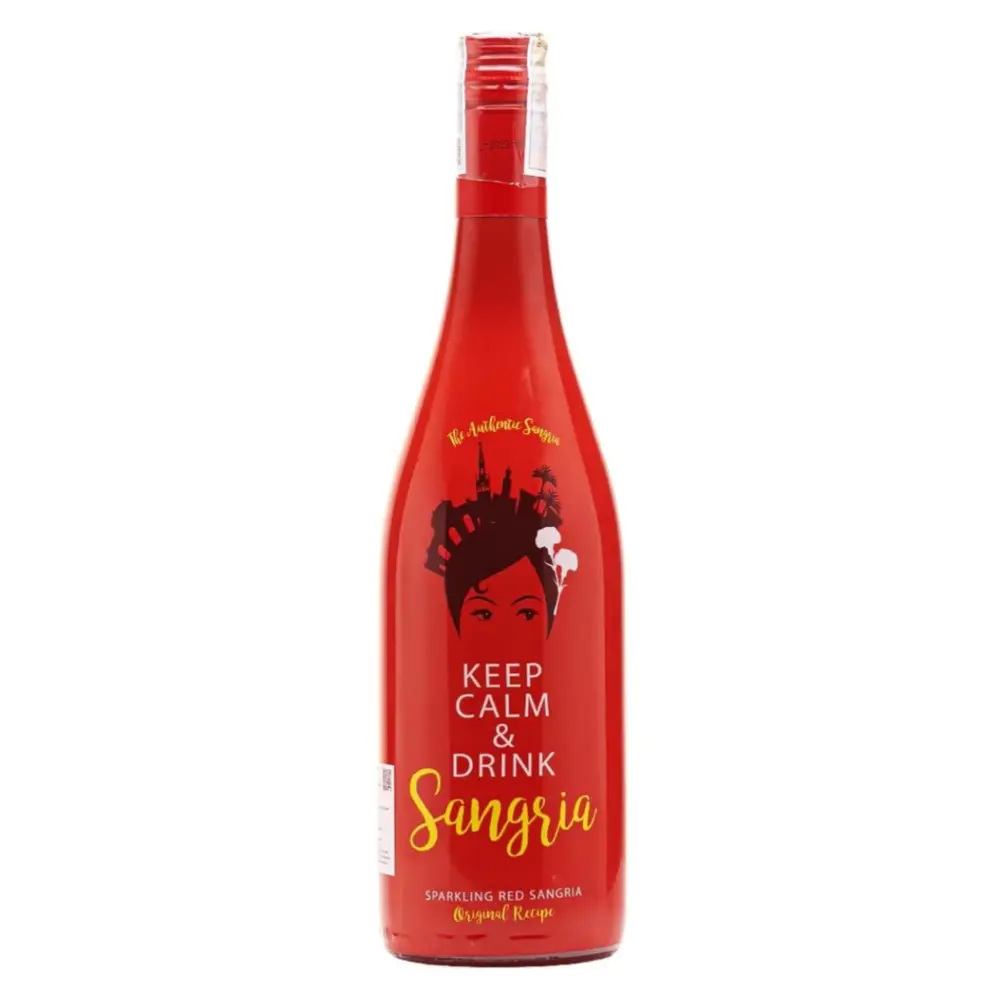 Cocktail Trái Cây Lên Men Đỏ, Sparkling Red Sangria, Original Recipe, 6.5% (75cl) - BODEGAS VERDUGUEZ