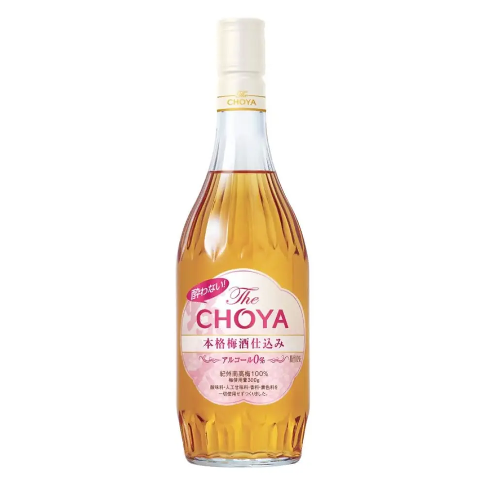 Rượu Mơ Không Cồn, Non-Alcoholic Authentic Plum Wine, 0% (700ml) - THE CHOYA