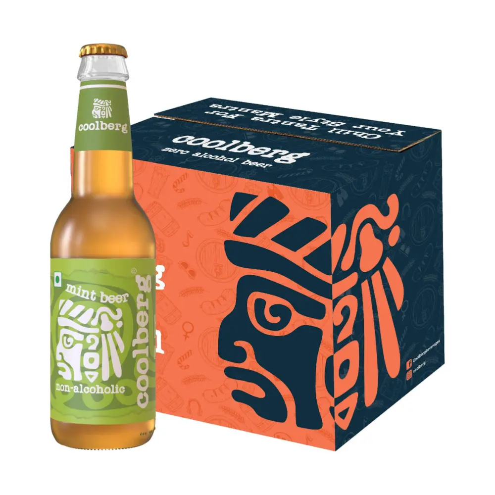 Bia Không Cồn Vị Bạc Hà, Mint Beer, Non-Alcoholic (330ml) - COOLBERG