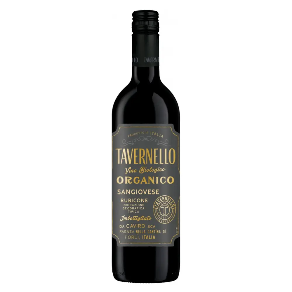 Rượu Vang Đỏ Hữu Cơ, Organico Sangiovese Rubicone 2022, 12.5% (750ml) - TAVERNELLO
