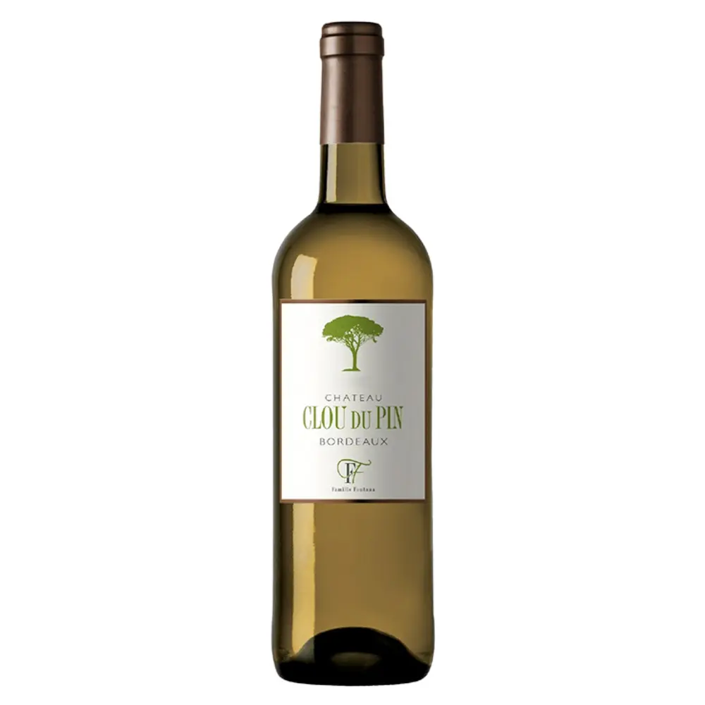 Rượu Vang Trắng, Chateau Clou Du Pin, Bordeaux 2021, 12% (750ml) - DOMAINES FONTANA
