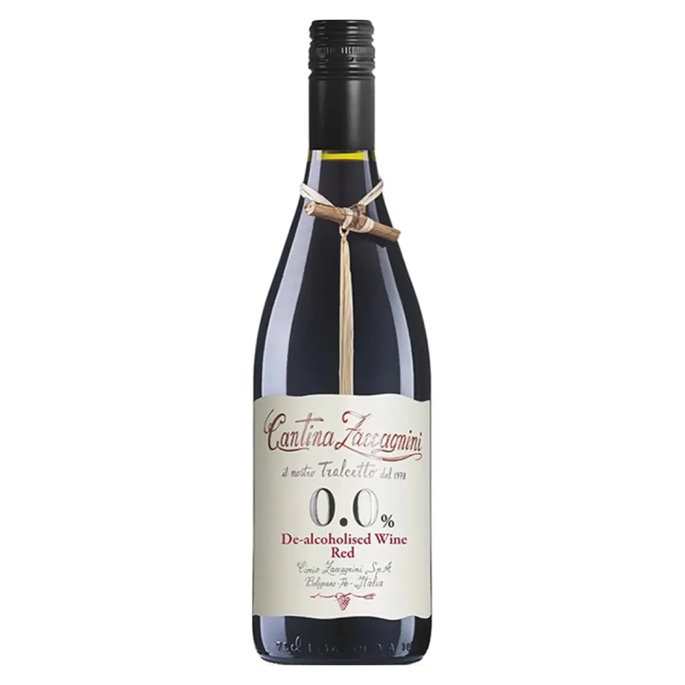 Rượu Vang Đỏ Không Cồn, De-alcoholised Wine Red, 0.0% (750ml) - CANTINA ZACCAGNINI