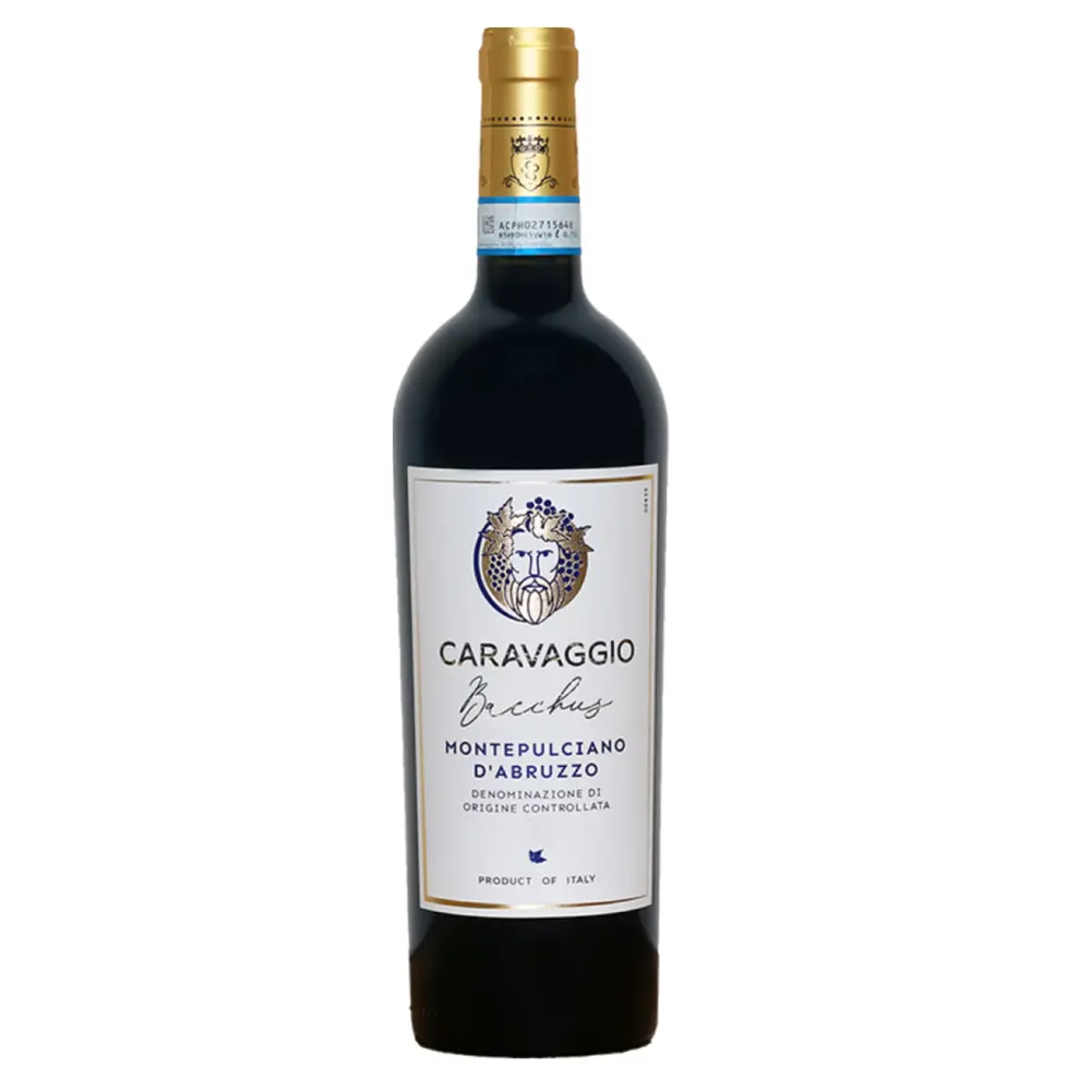 Rượu Vang Đỏ, Caravaggio Bacchus, Montepulciano D`Abruzzo 2022, 14% (750ml) - CAVIRO
