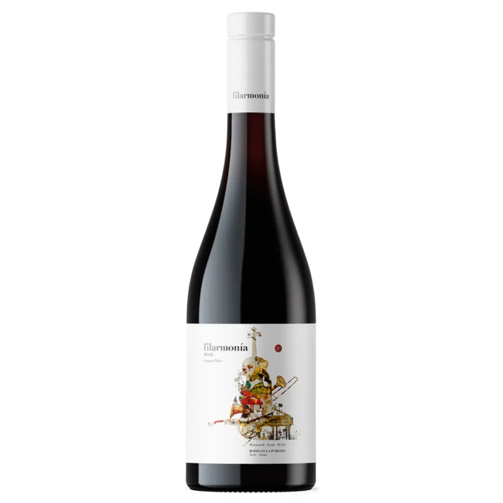 Rượu Vang Đỏ Hữu Cơ, Filarmoniá, Monastrell - Syrah - Merlot, Organic Wine 2022, 14% (75cl) - BODEGAS LA PURISIMA