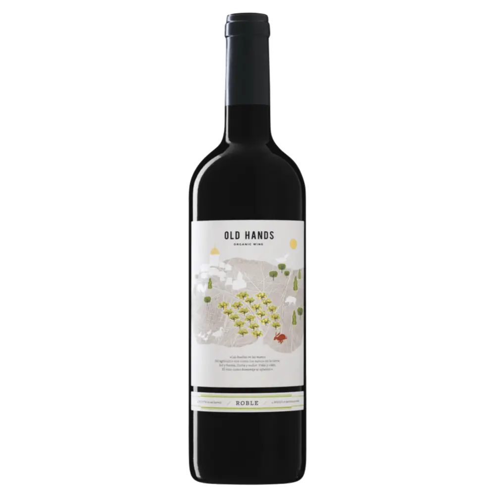 Rượu Vang Đỏ Hữu Cơ, Old Hands Organic Wine, Roble 2020, 14% (75cl) - BODEGAS LA PURISIMA