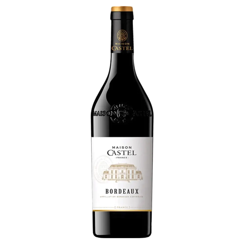 Rượu Vang Đỏ, Bordeaux, Merlot 2021, 13% (750ml) - MAISON CASTEL